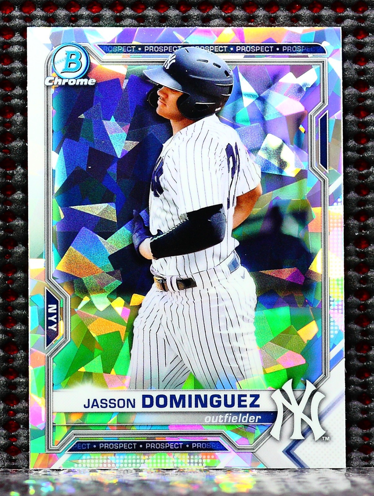 JASSON DOMINGUEZ - 2021 BOWMAN CHROME PROSPECT ATOMIC REFRACTOR #BCP13