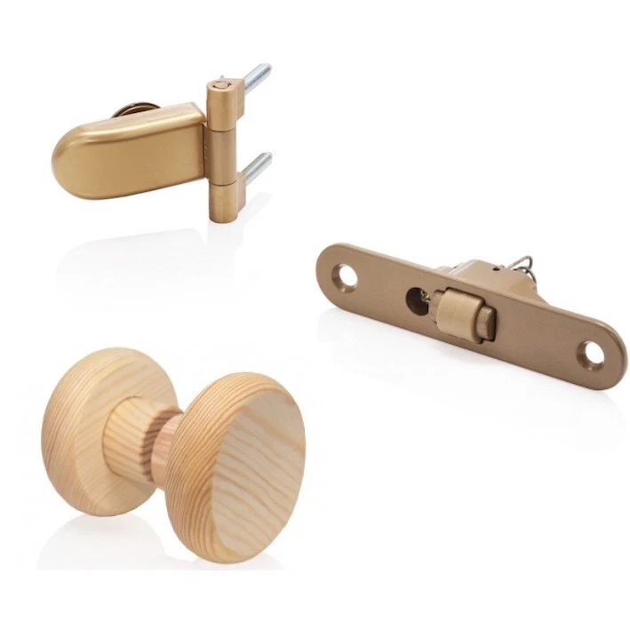 Saunatür Bronzeglas 69x187 cm Sauna Glastür Pinie 6mm ESG Saunabau Saunazubehör - Bild 2 von 2