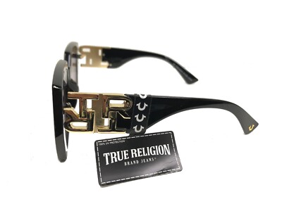 New Womens True Religion Sunglasses TR56439XK Black-Gold