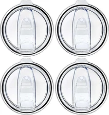 4X 20oz Splash Spill Proof Lids Slider Lid Skinny Tumbler Cup Replacement Covers