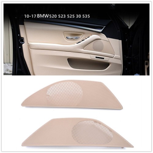 Car Inner Door Speaker Cover Panel Kit For BMW 5 Series F10 F18 2011