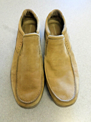 Rockport Men\'s Slip-On tan leather loafer shoes size 13 Men main image 3
