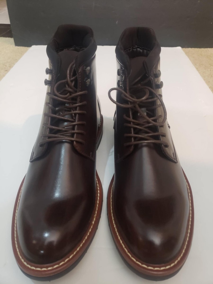 Bottines Kenneth Cole Reaction COSICAN Cuir Et Daim Marron (Pointure US 8)