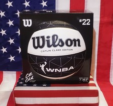 Wilson Caitlin Clark EDITION WNBA Basketball Size 7 Indoor/Outdoor Black Silver 