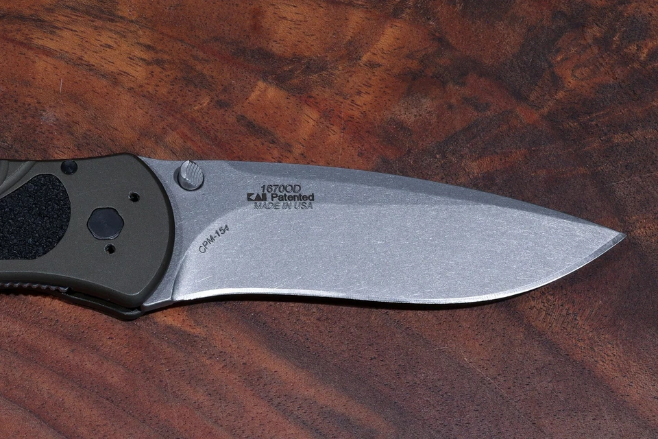 Cuchillo Plegable Kershaw Blur OD Verde Lavado a Piedra CPM-154 Edición Limitada 1670OD Foto 2 de 4