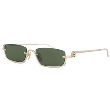 Gucci Green Rectangular Unisex Sunglasses GG1278S 002 55