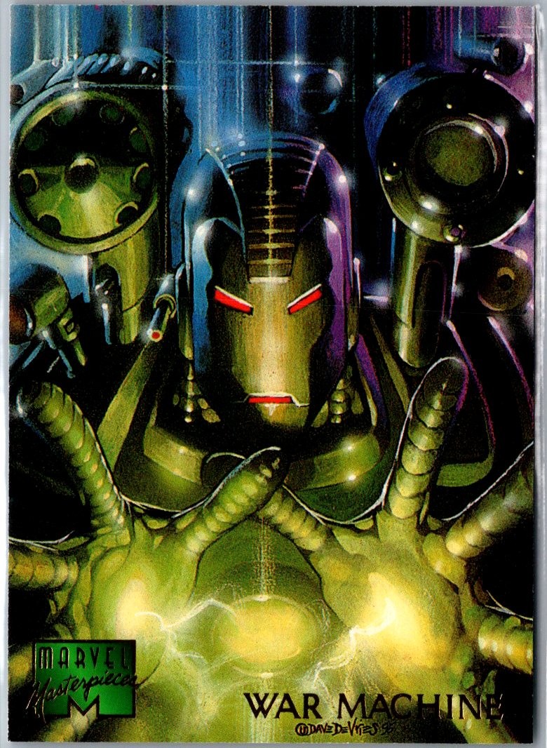 1995 Fleer Marvel Masterpieces #109 War Machine