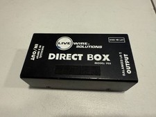 Live Wire Solutions SPDI DIRECT BOX Passive Switchable Hi-Z Input to LO-Z Output