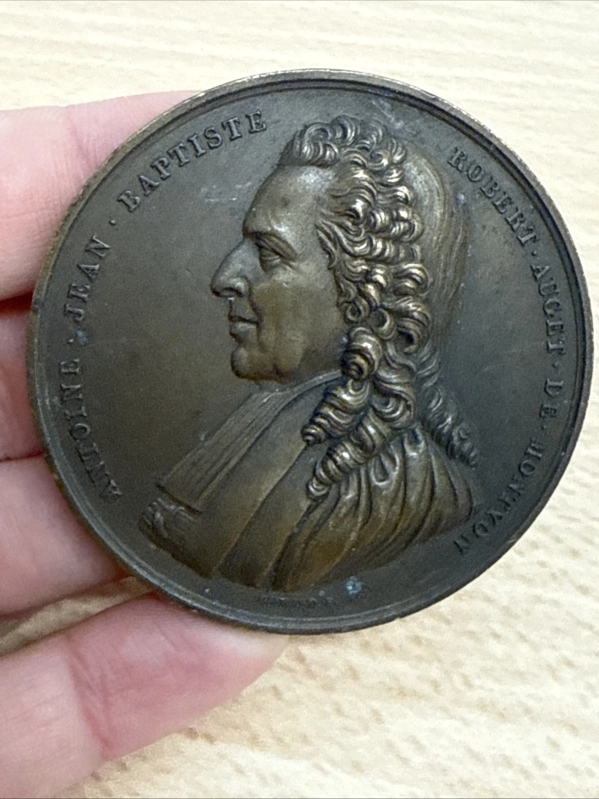 Médaille Antoine Jean Baptiste Robert Auget De Montyon En Bronze