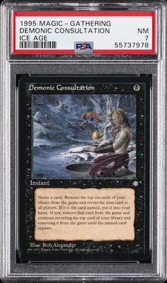 1995 MTG ICE AGE DEMONIC CONSULTATION PSA 7 | eBay
