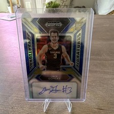 Panini 2024 Prizm Draft Sensational Signatures Jack Gohlke Blue #SS-JAC /149 RC…