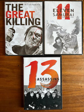Eiichi Kudo dvd The Great Killing + Eleven Samurai NEW 13 Assassins LIKE NEW