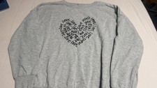 Pullover Hunkemöller grau M Herz love