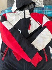 Spyder Youth Leader Insulated Ski Jacket in Red, Black, and White 18youth