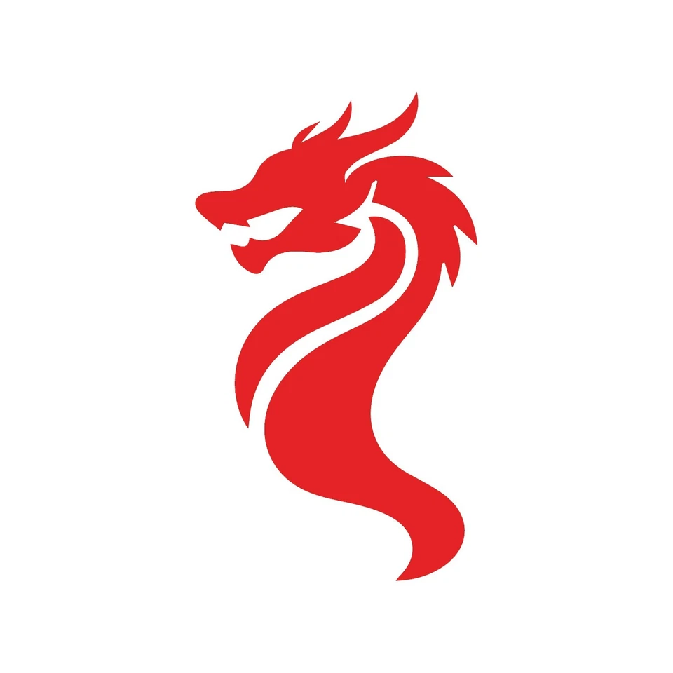 Dragon Zodiac Spirit Chinese Astrology Vinyl Decal Sticker Horoscope Symbol - Photo 1/1
