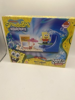 Snap & Switch SpongeBob Squarepants GOO LAGOON Construction Build Set 97 Pieces