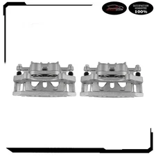 Front Brake Calipers w/ Bracket Set (2) For Ford Explorer Flex Lincoln MKS MKT