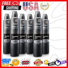 6 Cans of Men Care Invisible Dry 150ml Anti-Perspirant Anti-Transpirant Spray