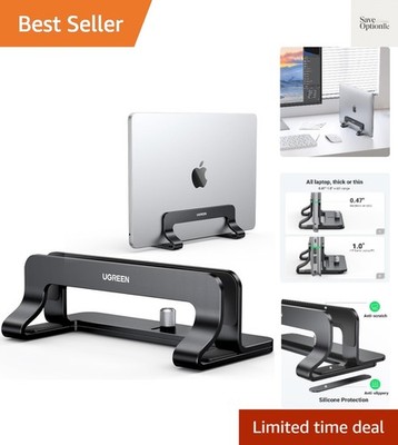 Vertical Laptop Stand Holder for Desk Compatible with MacBook Pro, MacBook Ai...