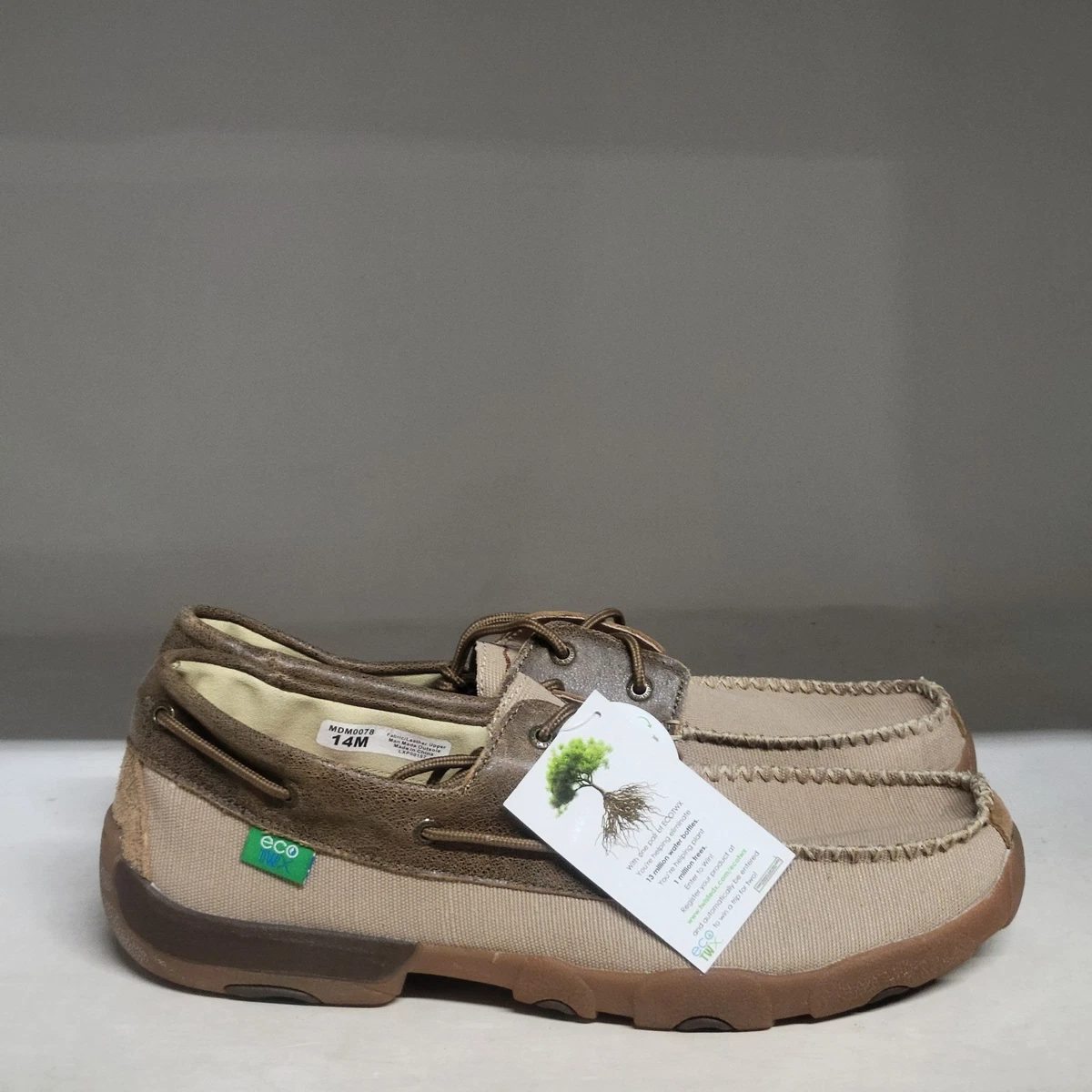 TWISTED X ECO TWX  SIZE 8 Casual Tan Canvas Men\'s Shoes Twisted X Women main image 2
