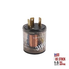 12V 3 Pin Electronic LED Flasher Relay Round 1pc 3 PIN 20 Amps 12V Flasher