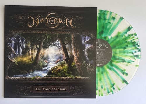 Wintersun - The Forest Seasons LP Vinyl 2024 Clear w/ Green Splatter