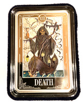 1 Unze Silber PP Tarotkarten "Der Tod" 2023 Farbe  Auflage 2000 Stück