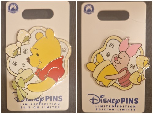 Disney Winnie the Pooh & Piglet Pins - Honey Pot Series - LE 1000 - 2 Pins DSUK