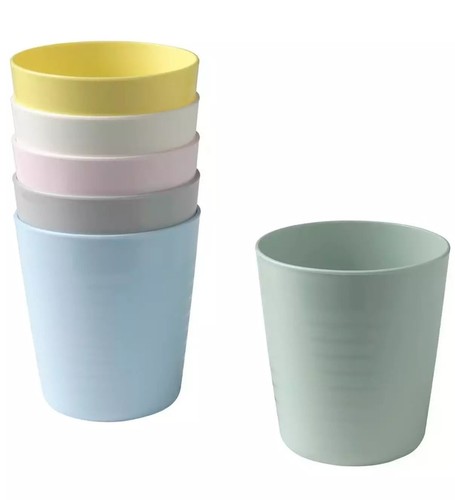 IKEA KALAS 6er Set Baby Kinder Kids mehrfarbig Plastikbecher *NEU*