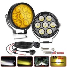 Motorcycle LED Auxiliary Lights, 4.5" 100W Motorcycle Auxiliary Lights Kit