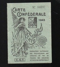 (Gewerkschaft) alte Papiere Mitgliedskarte: C...