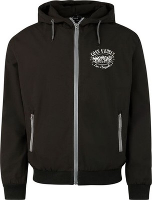 Guns N' Roses Windbreaker Herren Paradise City Label schwarz Band-Merch, Bands