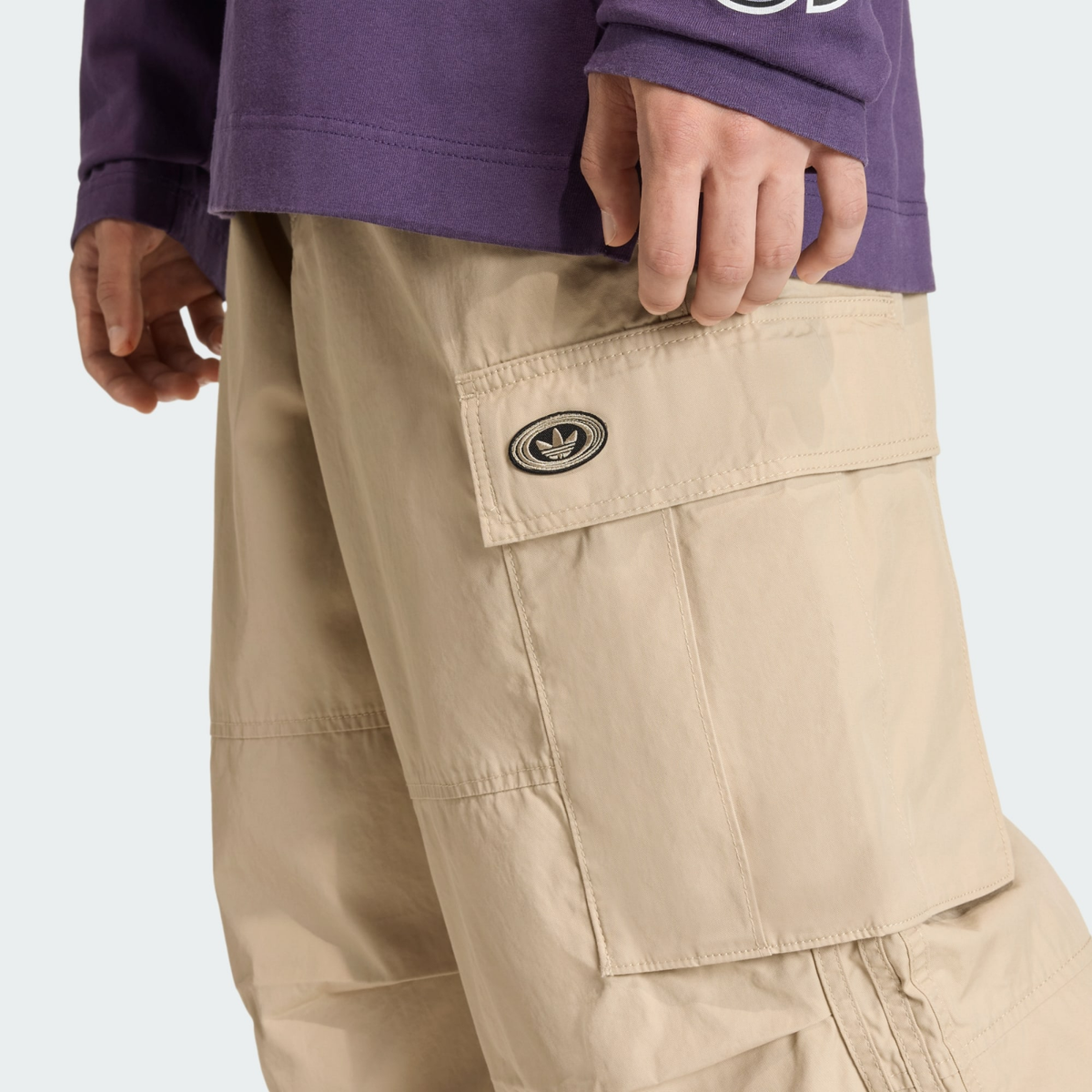 adidas 90s alternative sport washed cargo pants Stone Khaki KS6855