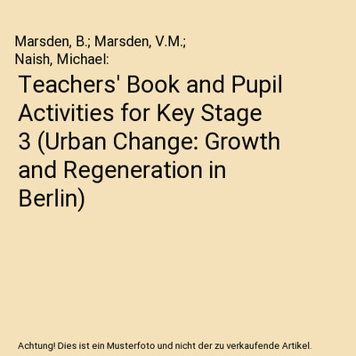 Teachers' Book and Pupil Activities for Key Stage 3 