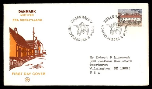Mayfairstamps Denmark FDC 1979 Building Orslev Kloster First Day Cover aaw_38375