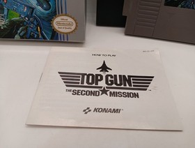 Top Gun: The Second Mission (Nintendo NES, 1989) Complete In Box