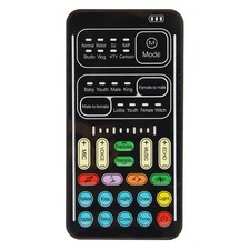 Mini Voice Changer Sound Card for Computers, Sound Converter with 8 Kinds of ...