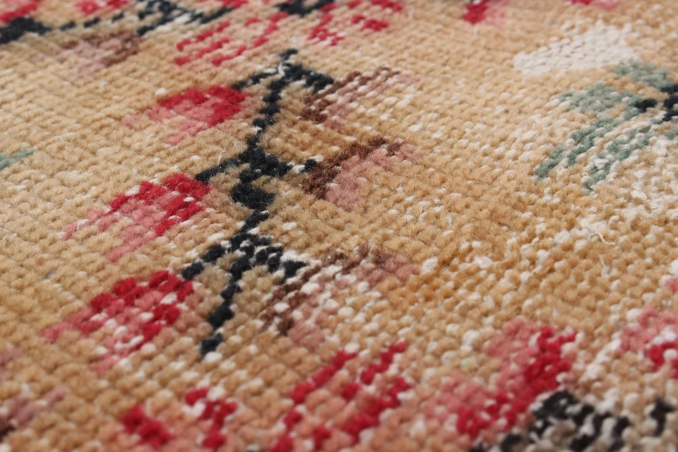 Alfombra oriental tradicional vintage anudada a mano de 4'8" x 7'1" alfombra de lana Foto 2 de 2