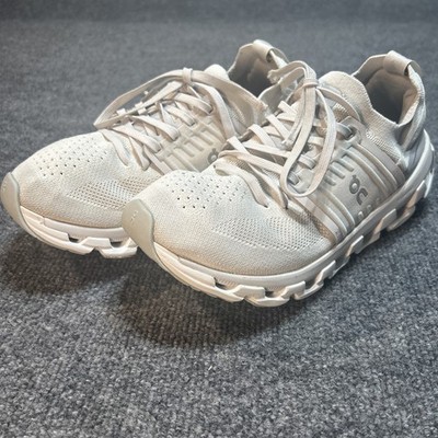On Cloudswift 3 Women's Size 7 Running Shoes White Frost Sneakers Low Top Good