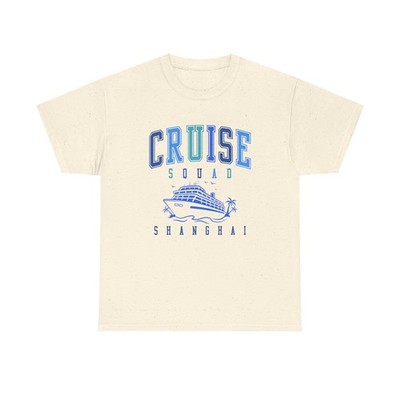 Shanghai China Cruise Squad Shirt Matching Family Friends Tshirts Tee