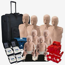 Prestan Diversity 4-Pack CPR Training Manikins w/ Feedback & Carry Case