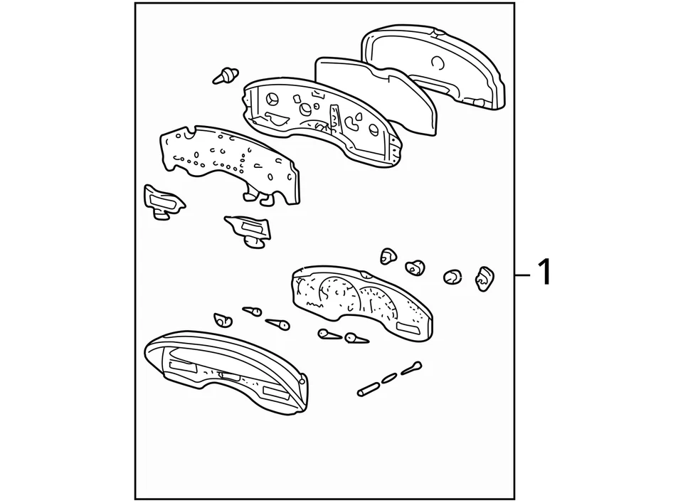 Lincoln Ls 2002 velocímetro cuadro de instrumentos medidores ZC4WV Foto 4 de 4