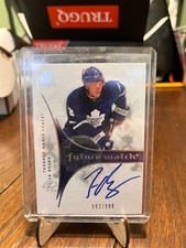 2009-10 SP Authentic Future Watch Tyler Bozak RC Auto /999 #205 Maple Leafs