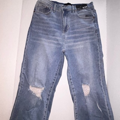 Kendall + Kylie High Rise Ripped Skater Jeans New, 9/29 Grunge