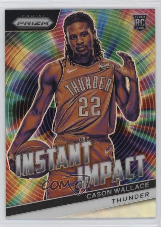 2023-24 Panini Prizm Instant Impact Silver Cason Wallace #15 Rookie RC 11dc
