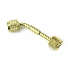 Yellow Jacket 69071 Brass Connector 1/4" F Flare X 1/4" F Flare