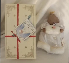 LIMITED EDITION MICHEL & COMPANY SNOW BEAR CERAMIC DOLL In Original Box-1988