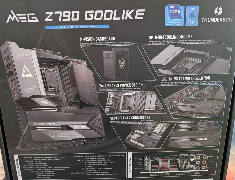 MSI Meg Z790 Godlike LGA 1700 EATX Intel Motherboard