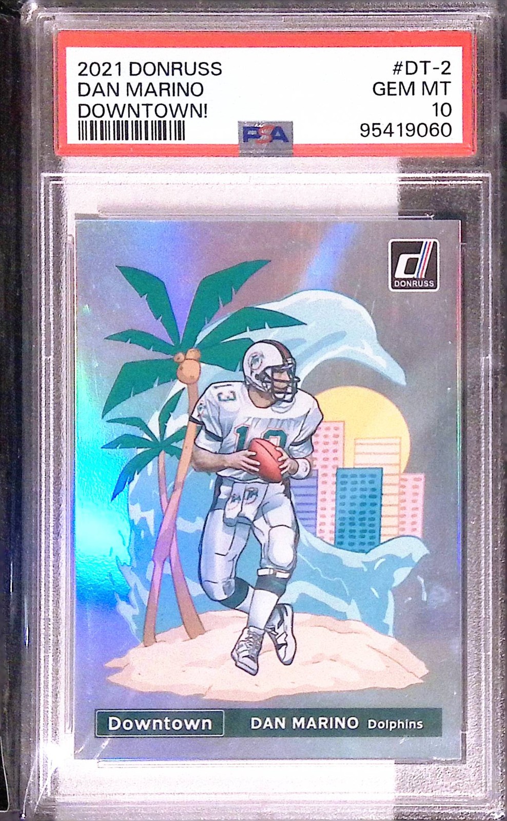 2021 Panini Donruss - Downtown! Dan Marino #DT-2 PSA 10