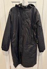 Adoretex Black Adult Swim Parka Size M, With Hood